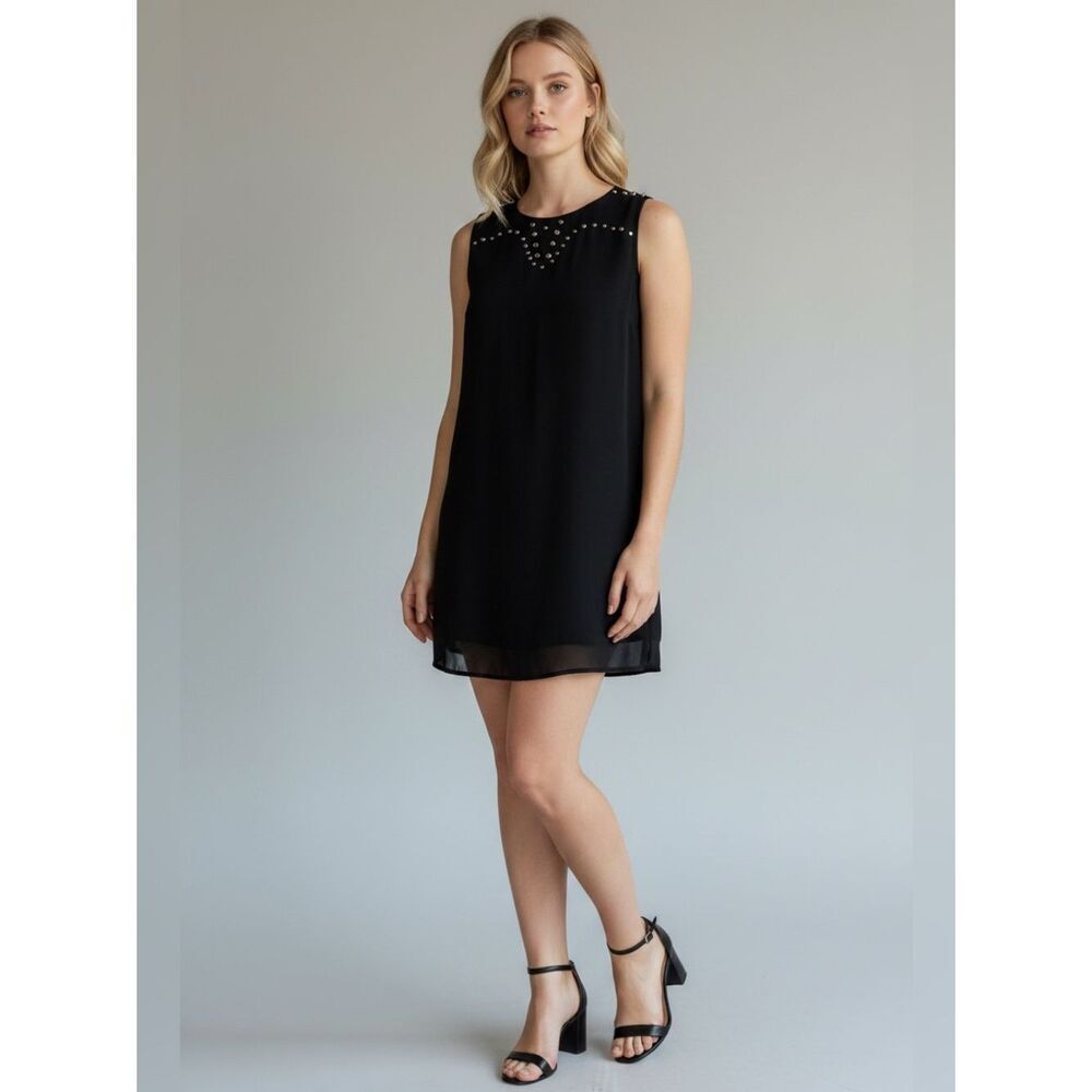Forever 21 Black Studded Dress. Size Large
